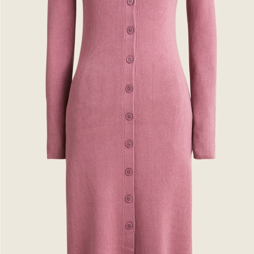 J.Crew Ribbed Button-front Dress - Picture 2 of 9
